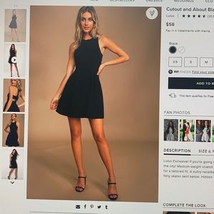 Cutout and About Black Skater Dress from Lulus